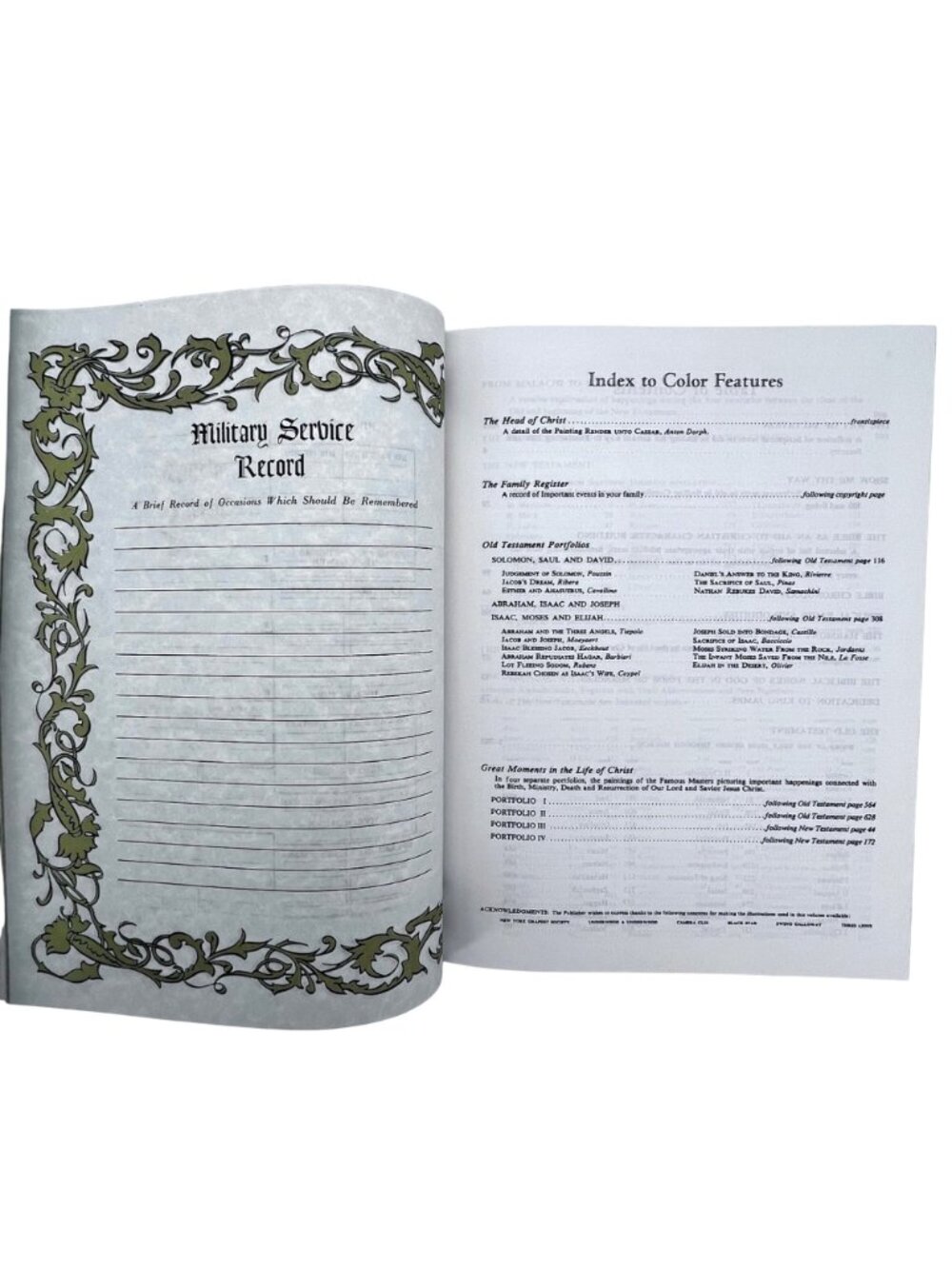 Holy Bible Guiding Light Edition 1965 King James Version Family Record Illustrat - Picture 9 of 16